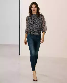 Базовые узкие женские джинсы Vero Moda, индиго