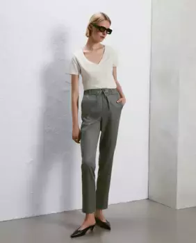 Базовые женские брюки Easy Wear, хаки