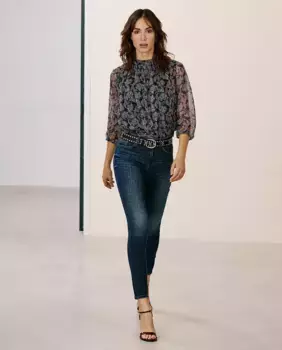 Базовые женские джинсы скинни Vero Moda, цвет ndigo