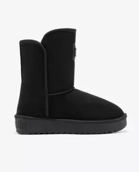 Базовые женские сапоги в скандинавском австралийском стиле с низким вырезом D.Franklin, черный