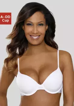 Базовый бюстгальтер с чашками Calvin Klein Underwear на косточках, белый