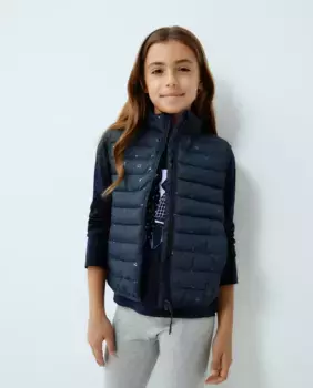 Базовый девичий жилет Kids El Corte Ingls, темно-синий