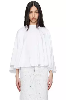 Базовый джерси лонгслив Mm6 Maison Margiela, белый