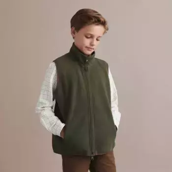 Базовый флисовый жилет для детей Verhunt, зеленый