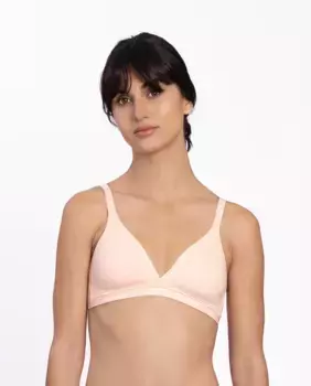 Базовый хлопковый бюстгальтер Punto Blanco, цвет Salmn