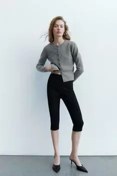 Базовый кардиган ZARA, серый