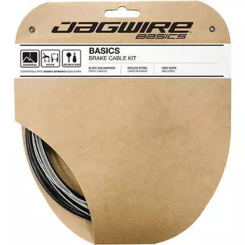 Базовый комплект тормозных тросов - черный JAGWIRE, черный / коричневый / коричневый