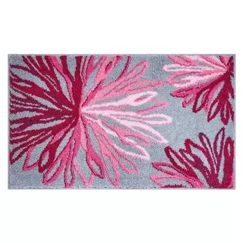 Базовый коврик для ванной ART - 100% полиакрил SUPERSOFT, цвет: розовый/серый, размер: 60х100 см GRUND
