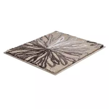 Базовый коврик для ванной ART - 100% полиакрил SUPERSOFT, цвет: серо-коричневый/бежевый, размер: 50х60 см GRUND