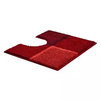 Базовый коврик для ванной DIVISO - 100% полиакрил SUPERSOFT, цвет: рубиновый, размер: 50х60 см A GRUND, красный