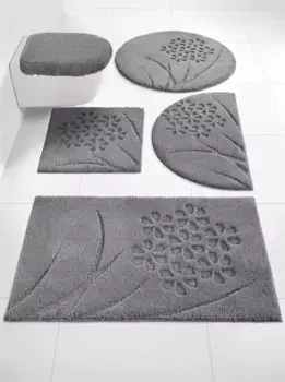 Базовый коврик для ванной Grund круглый ( 75 см), серый