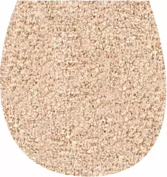 Базовый коврик для ванной Grund Крышка крышки унитаза (47х50 см), бежевый