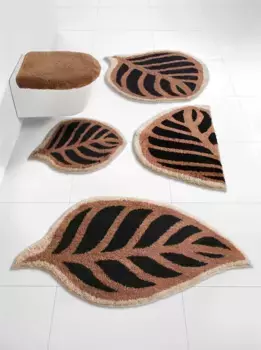 Базовый коврик для ванной Grund Крышка крышки унитаза (47х50 см), цвет schwarz-beige