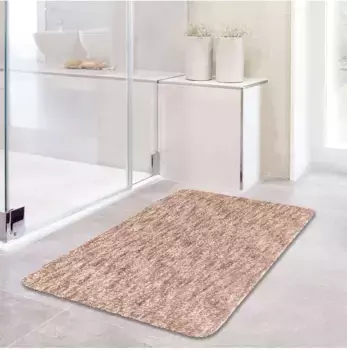 Базовый коврик для ванной Grund прямоугольный (60х90 см), серо-коричневый