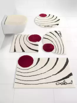 Базовый коврик для ванной Grund прямоугольный (50х90 см), цвет wei-rot