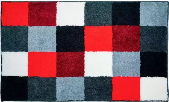 Базовый коврик для ванной Grund прямоугольный (80х140 см), красный