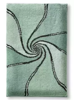 Базовый коврик для ванной Grund прямоугольный (70х120 см), зеленый