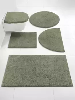 Базовый коврик для ванной Grund прямоугольный (80х140 см), зеленый