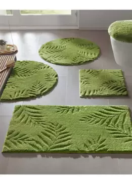 Базовый коврик для ванной Grund прямоугольный (80х150 см), зеленый