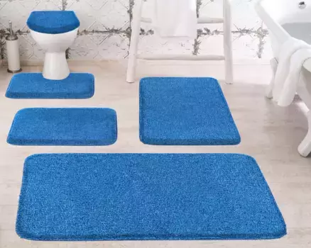 Базовый коврик для ванной Grund прямоугольный (50х80 см), синий