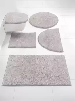 Базовый коврик для ванной Grund прямоугольный (60х90 см), серый