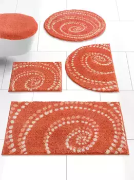 Базовый коврик для ванной Grund прямоугольный (50х90 см), цвет orange