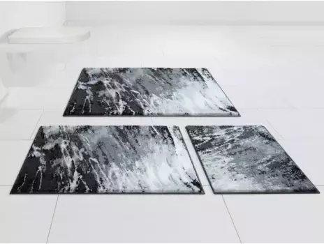 Базовый коврик для ванной Grund прямоугольный (60х100 см), серый