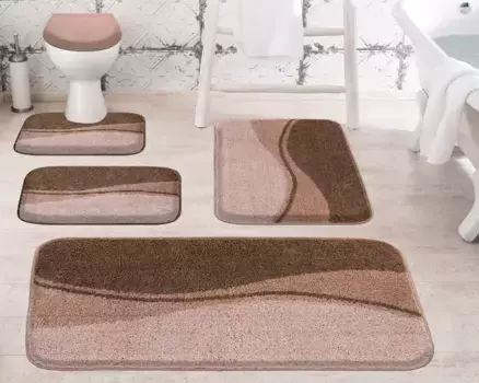 Базовый коврик для ванной Grund прямоугольный (40х50 см), коричневый