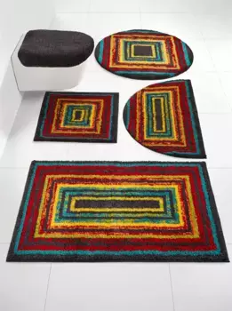 Базовый коврик для ванной Grund прямоугольный (80х150 см), цвет anthrazit-bunt