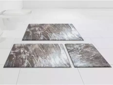 Базовый коврик для ванной Grund прямоугольный (50х60 см), серо-коричневый