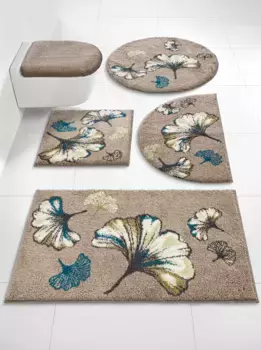 Базовый коврик для ванной Grund прямоугольный (50х90 см), темно-зеленый