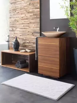 Базовый коврик для ванной Grund прямоугольный (60х90 см), цвет natur