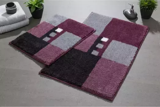 Базовый коврик для ванной Grund прямоугольный (50х80 см), цвет beere