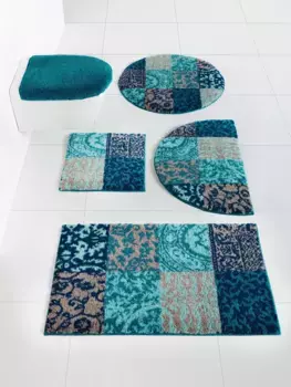 Базовый коврик для ванной Grund прямоугольный (80х150 см), бирюзовый