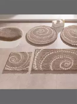 Базовый коврик для ванной Grund прямоугольный (50х90 см), бежевый