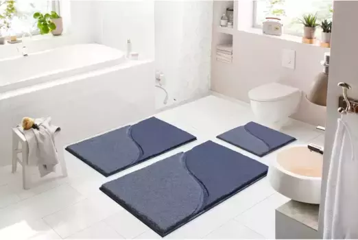 Базовый коврик для ванной Grund прямоугольный (60х100 см), серый