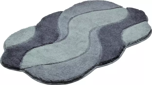 Базовый коврик для ванной Grund, серо-черный