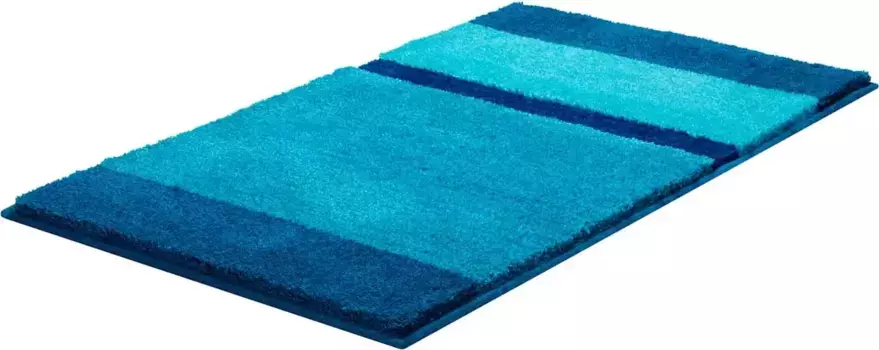 Базовый коврик для ванной Grund Шаблон унитаза с вырезом (50х60 см), бирюзовый