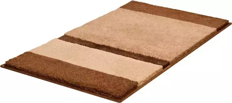 Базовый коврик для ванной Grund Шаблон унитаза с вырезом (50х60 см), бежевый