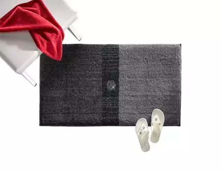 Базовый коврик для ванной Grund Шаблон унитаза без выреза (45х50 см), Крышка крышки унитаза (47х50 см), цвет anthrazit