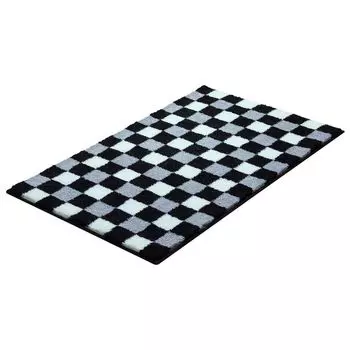 Базовый коврик для ванной JOCYLIN - 100% полиакрил SUPERSOFT, цвет: серый, размер: 60х100 см GRUND, черный