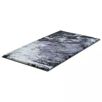 Базовый коврик для ванной МАГМА - 100% полиакрил, цвет: серый, размер: 70х120 см GRUND, черный