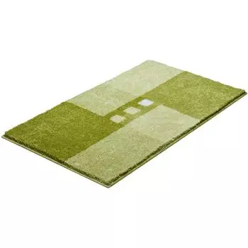 Базовый коврик для ванной Merkur - коврик для ванной премиум-класса, цвет: зеленый, размер: комплект из 3 крышек. 40х50+50х80 GRUND