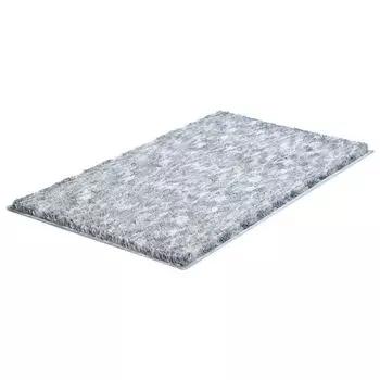 Базовый коврик для ванной MIRAGE - 100% полиэстер POWERSOFT, цвет: серебро, размер: 70х120 см GRUND