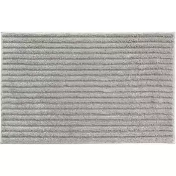 Базовый коврик для ванной «RIFFLE», высота 24 мм, подходит для пола с подогревом, нескользящая спинка, коврики для ванной с эффектом high-low Grund, цвет mineralgrau