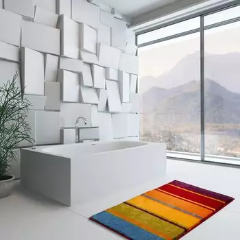 Базовый коврик для ванной SUMMERTIME - 100% полиакрил SUPERSOFT, цвет: разноцветный, размер: 65х115 см GRUND, мультиколор