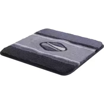 Базовый коврик для ванной «Жемчужина», высота 24 мм, нескользящее покрытие, подходит для пола с подогревом, особо плотный ворс, коврики для ванной с полосками Grund, антрацит