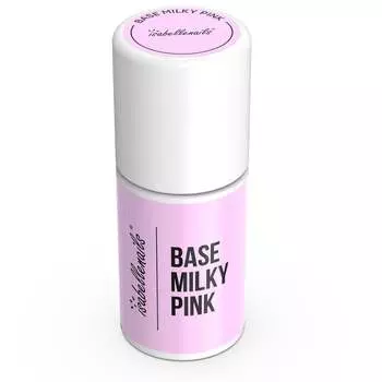 Базовый лак Hybrid Milky Pink Isabellenails 7 мл Gummy Base Rubber