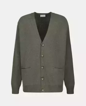 Базовый мужской кардиган Emidio Tucci, цвет Kaki