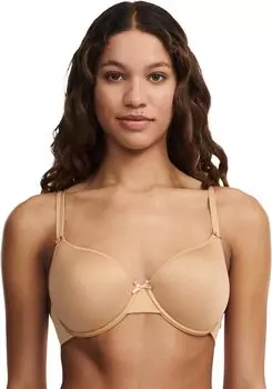 Базовый невидимый бюстгальтер с гладкой посадкой индивидуального кроя Chantelle, цвет Toffee